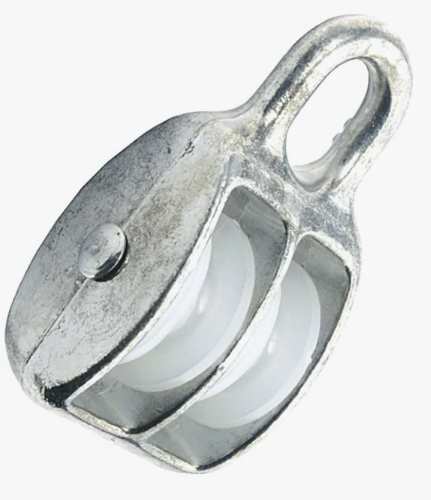 25 Блок двойной с нейлоновым колесом 25мм