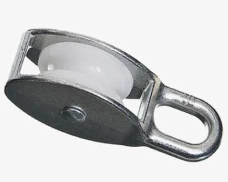 65 Блок один. с нейлоновым колесом 65мм