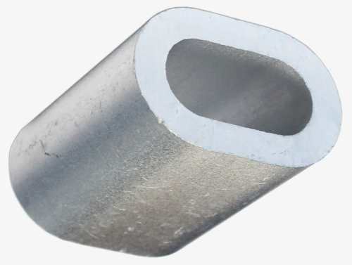 7 Зажим для стальных канатов алюминевый Din 3093