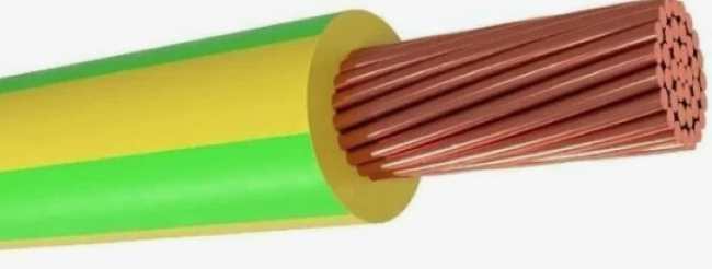 ПуГВнг(А)-LS 1х95 желто-зеленый