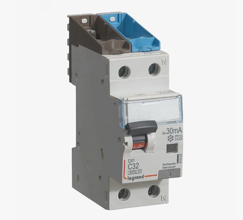 АВДТ RX3 6000 - 6 кА - хар-ки С - 1П+Н - 230 В - 32 А - тип AС- 30 мА - 2 модуля