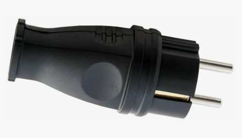 Вилка угловая каучуковая с кольцом 230В 2P+PE 16A IP44 PROxima