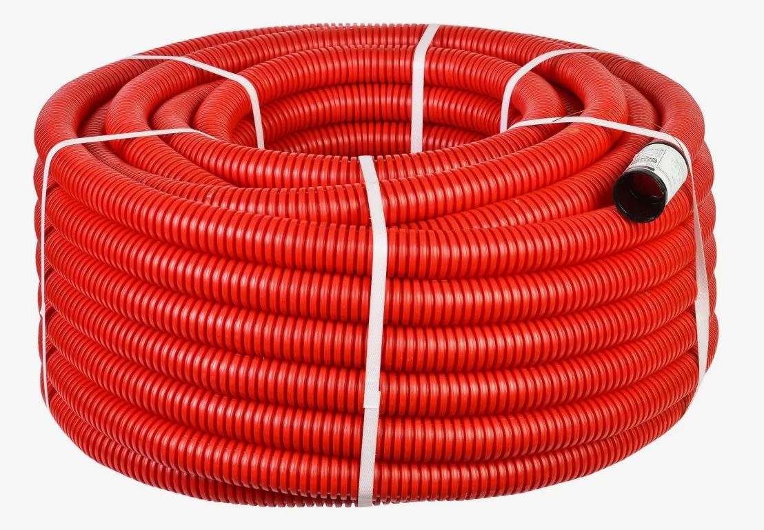 Труба гофрированная двустенная 110 с муфтой