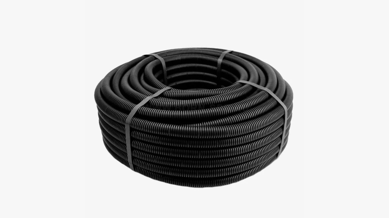 Труба гофрированная ПНД D25, для труб D16 синяя