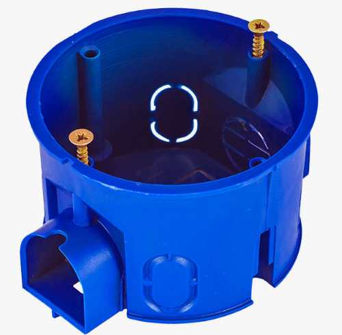 Коробка распределительная 100х100х50мм для сплошных стен