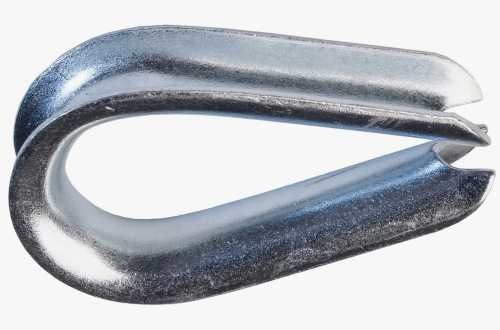 5 Коуш для стальных канатов оц. Din 6899