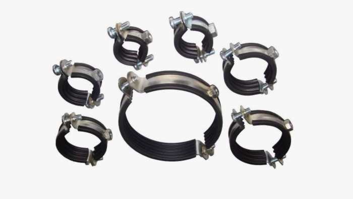 хомут трубный с гайкой  1 1/4  (40-43)  М 8