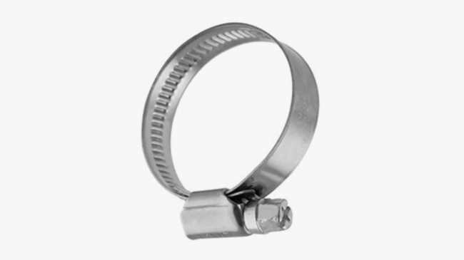 170-190мм  хомут червячный оцинкованный