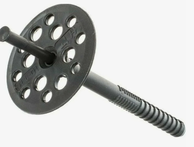 10*90  Дюбель для изоляции с пластмассовым гвоздем