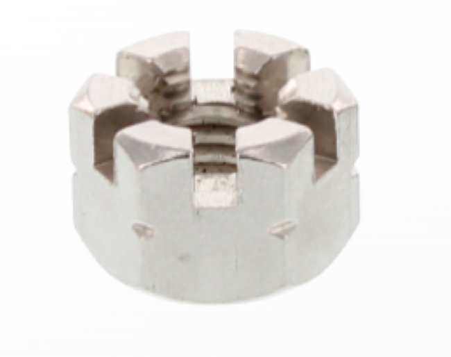 Гайка корончатая