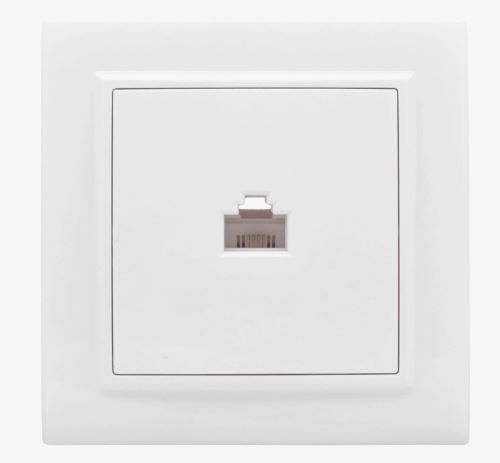 Розетка сетевая LAN. на стену. (2 гнездо 8Р8С (Rj-45). 5e кат),